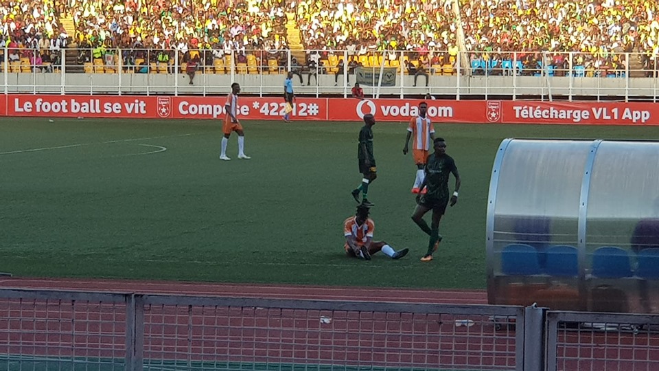 Scène du match