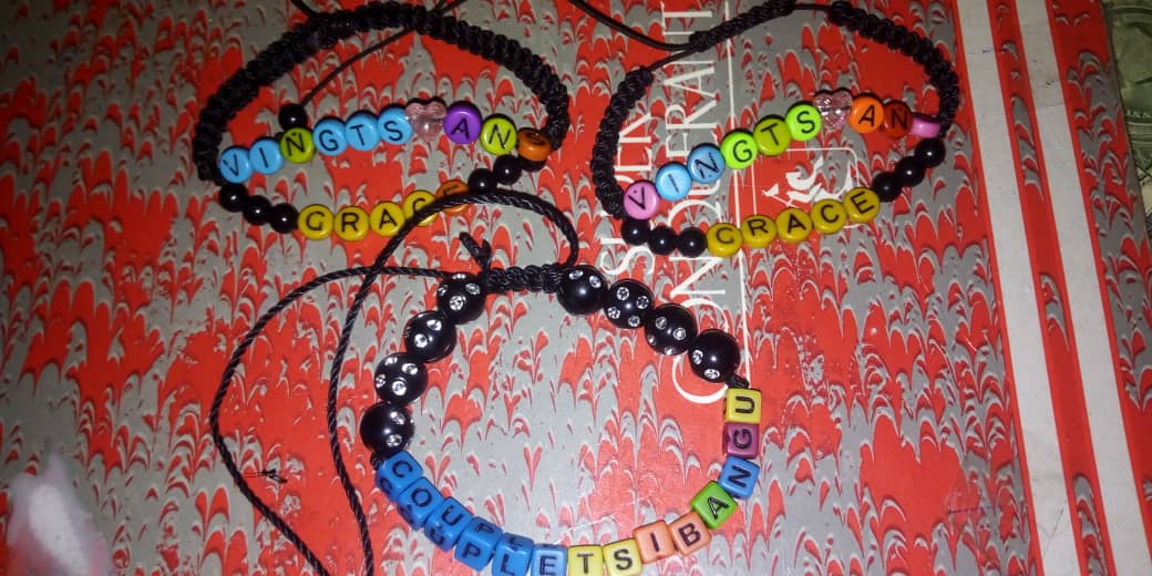 Bracelet en finissage