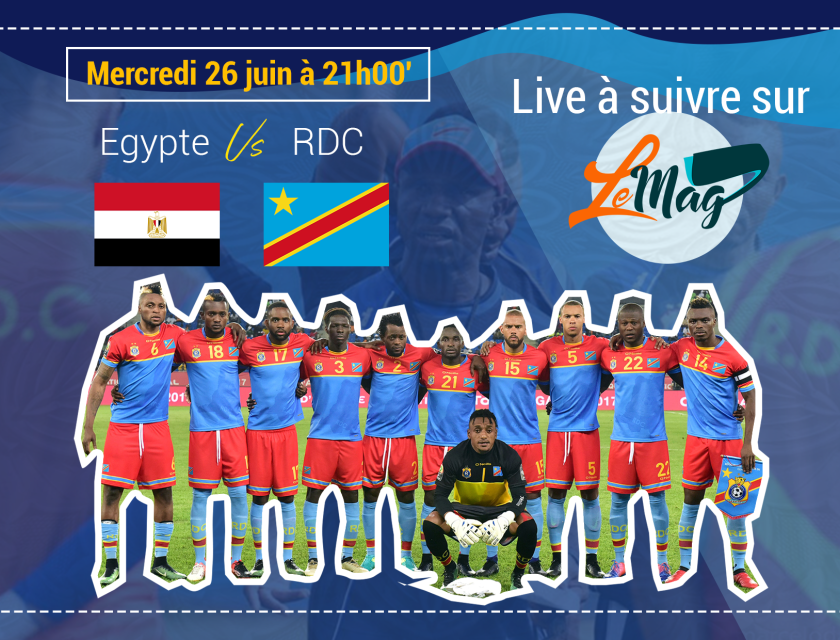 Annonce du direct Egypte-RDC