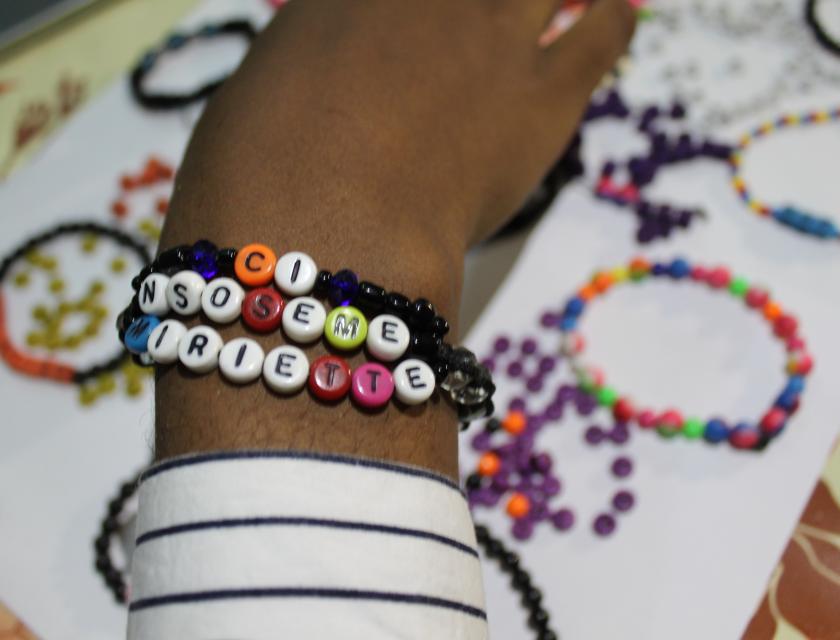 Bracelet au poignet