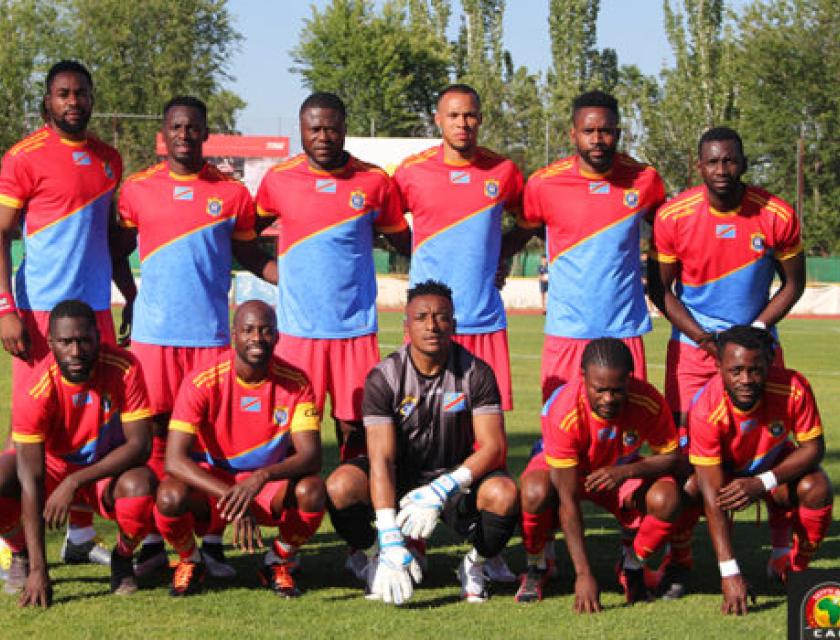 Les Léopards football en stage à Marbella, Espagne, en vue de la CAN 2019.