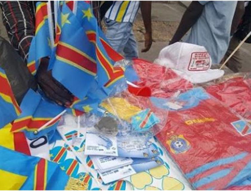 Ambiance à Kinshasa avant match Gabon-RDC