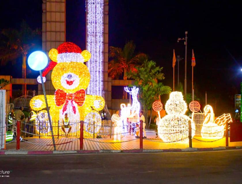 Kinshasa : les illuminations de Noël lancées sur le boulevard du 30 juin