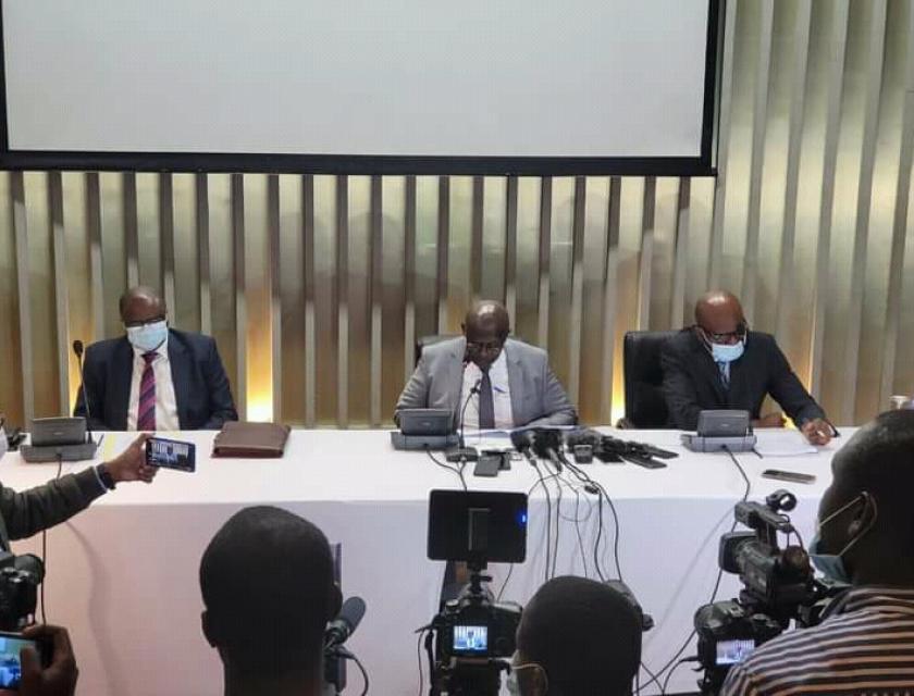 Le collectif des avocats de Joseph Kabila en pleine conférence de presse à Kinshasa 