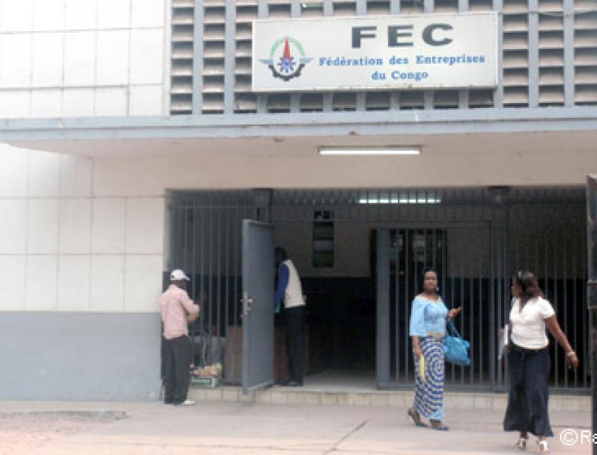 Bâtiment de FEC à Kinshasa. 