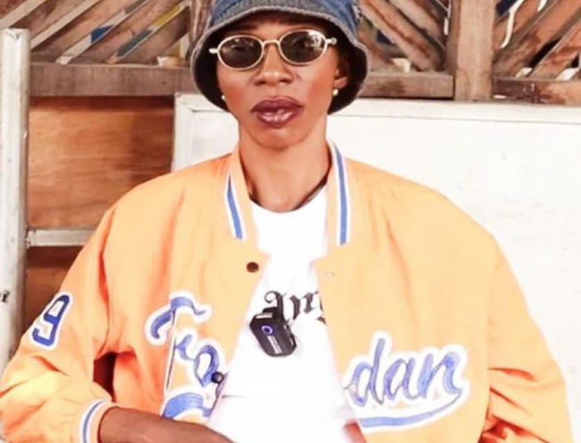 Manicke de John, la mère biologique de Prince Babia, candidat malheureux au concours musical national Vodacom best of the best édition 2022. Photo/ Instagram 