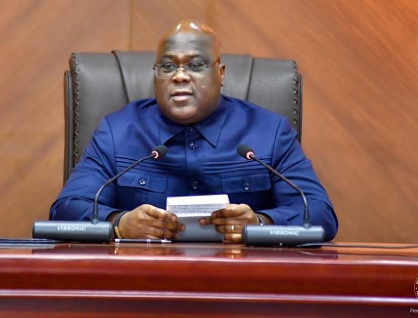 Le Président de la République, Félix-Antoine TSHISEKEDI