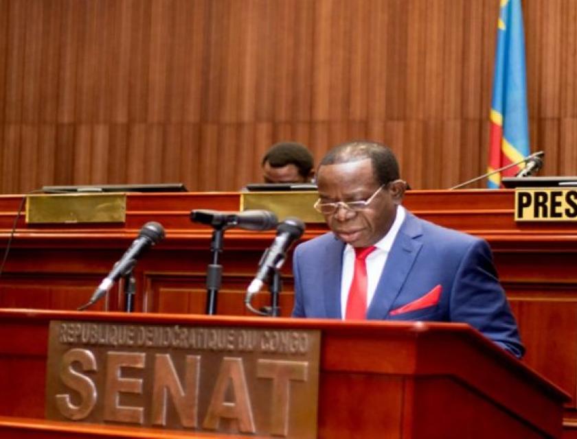 Bahati Lukwebo, président du sénat 