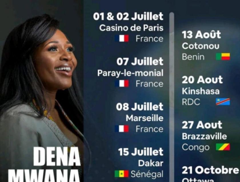 Dena Mwana en tournée internationale 
