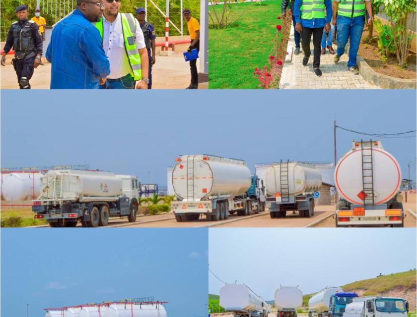 Le port de Kuntuala terminal, situé à 120 km de la ville de Matadi dans le Kongo-Central 