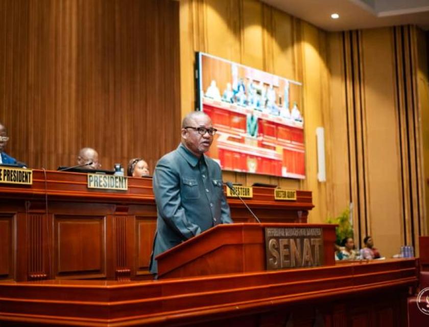 Peter Kazadi, Vice-premier ministre en charge de l'Intérieur et sécurité