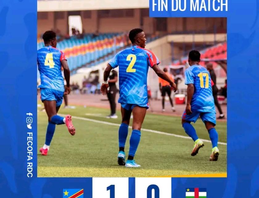 Stade de martyr, résultat du match RDC - RCA