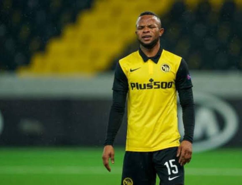 Meschak Elia sous le maillot des Young Boys de Suisse
