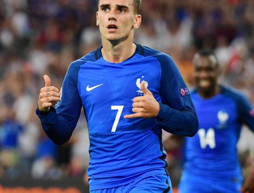 Antoine Griezmann sous le maillot de l'équipe de France