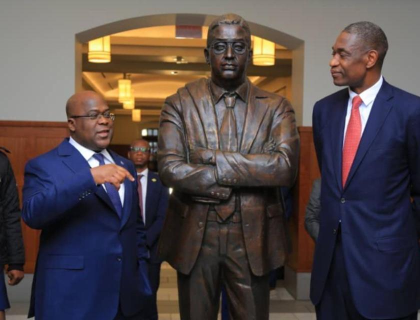 Felix Tshisekedi rend hommage à Mutombo Dikembe