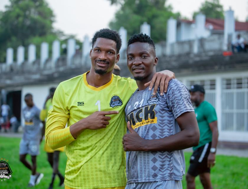 Les joueurs du TP Mazembe apres un entrainement, Photo by TP Mazembe