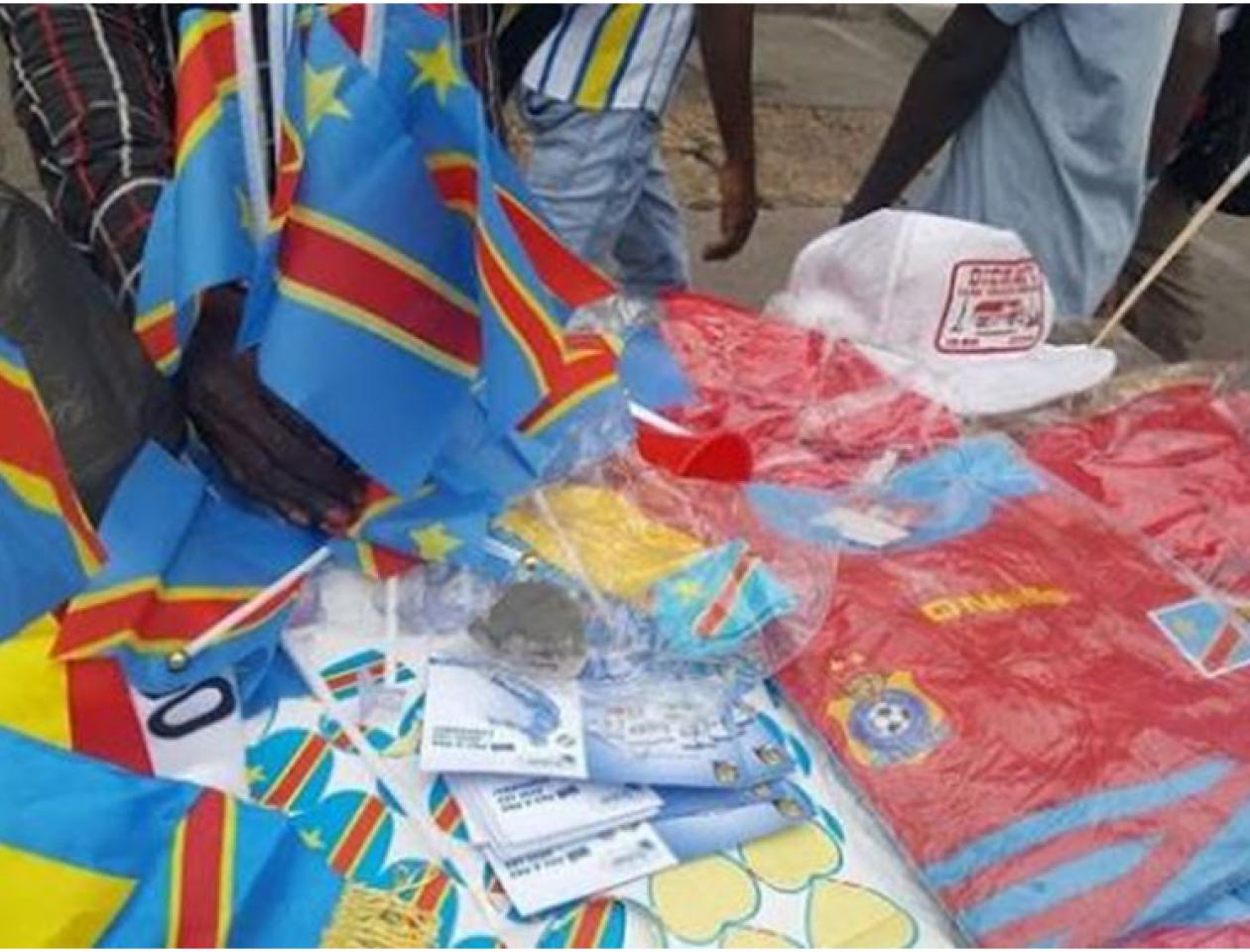 Ambiance à Kinshasa avant match Gabon-RDC