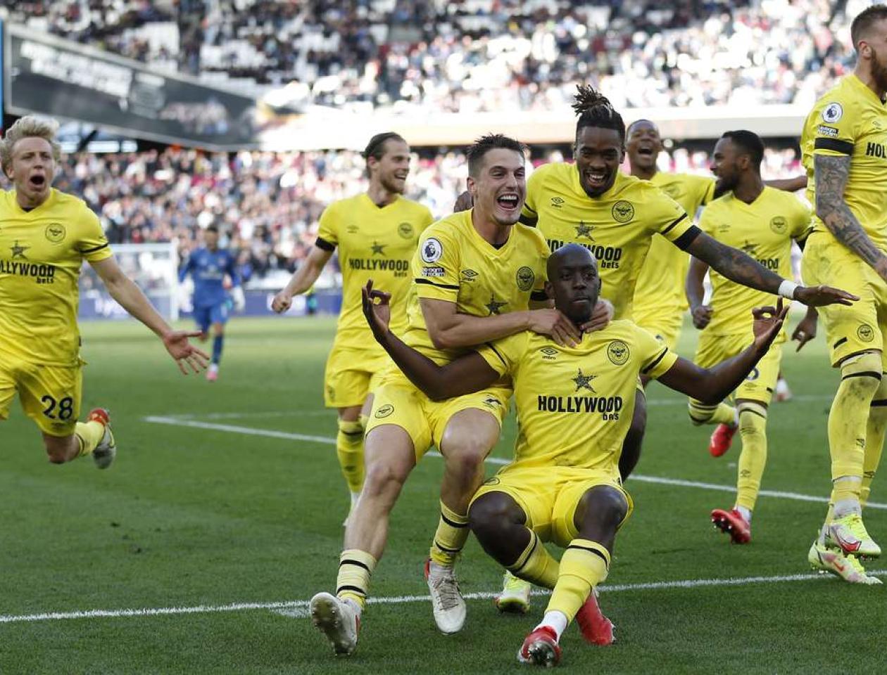 Yoane Wissa lors du match de Brantford contre West-ham