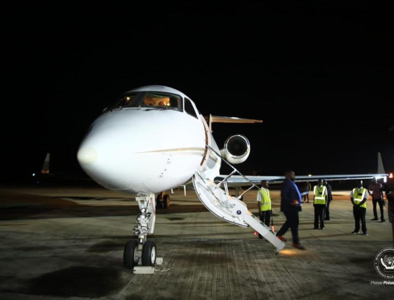 L'avion présidentiel Gulfstream IV