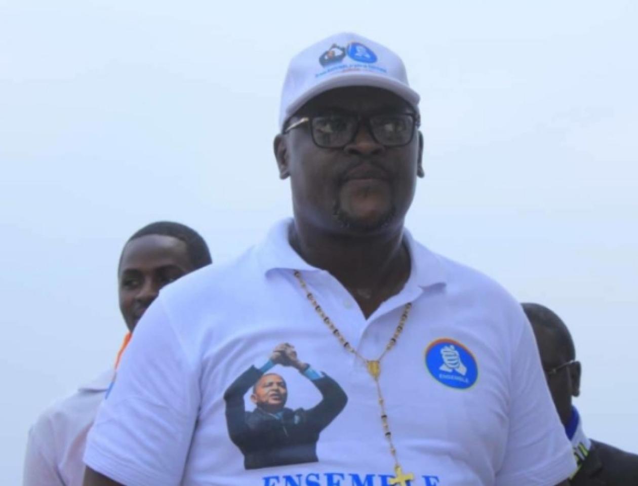 Jacky Ndala, président de la Ligue des jeunes d'Ensemble pour la République, parti de Moise Katumbi