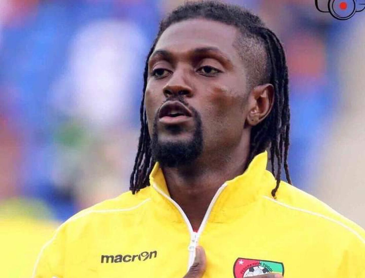 Emmanuel Adebayor, photo d'illustration, tirée son compte Facebook.