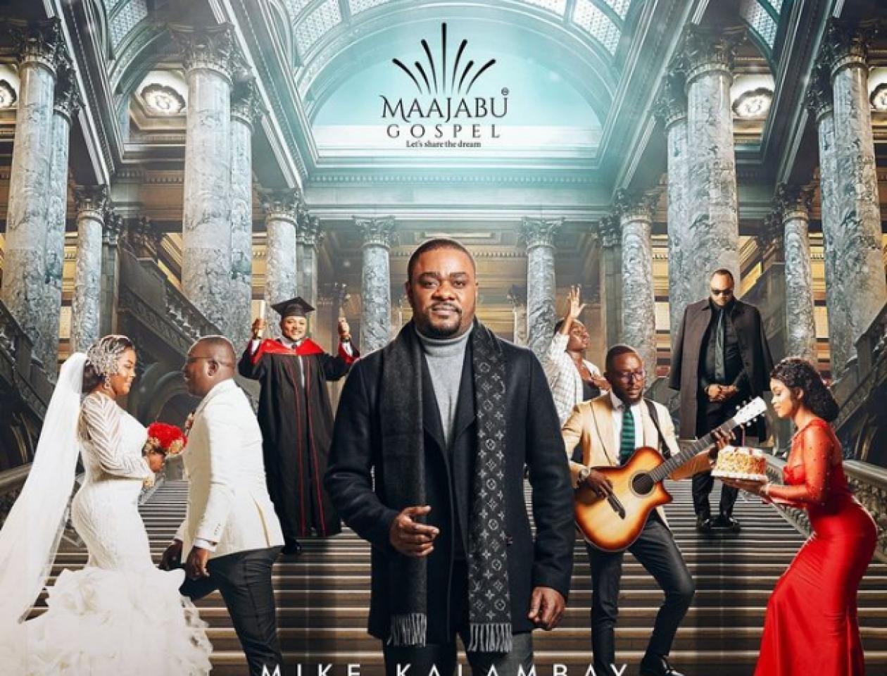 L'affiche de la sortie officielle de l'album "Dieu en toute circonstance" de Mike Kalambay 