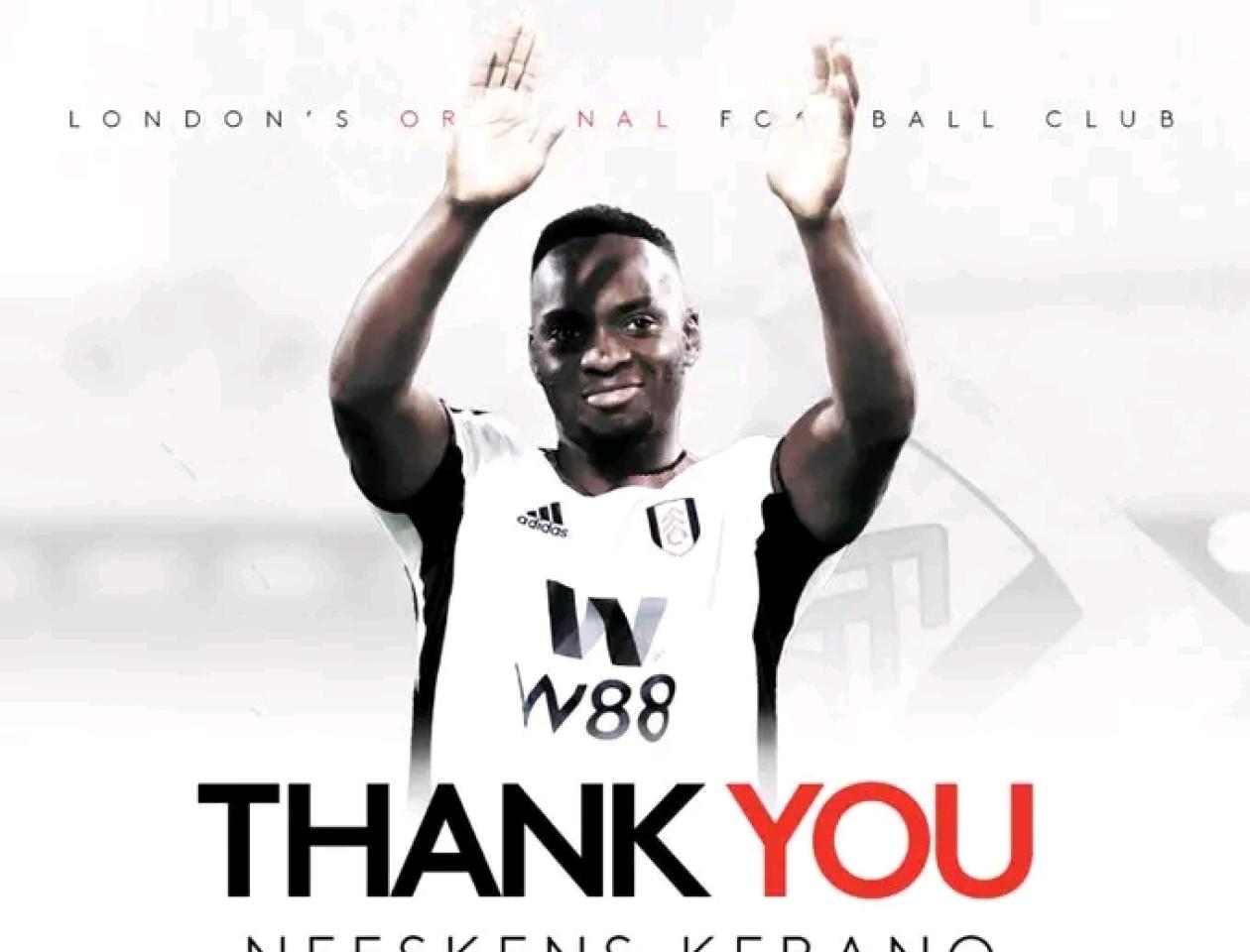 Neeskens Kebano en train de faire ses adieux aux Cottagers, 7 juillet 2023