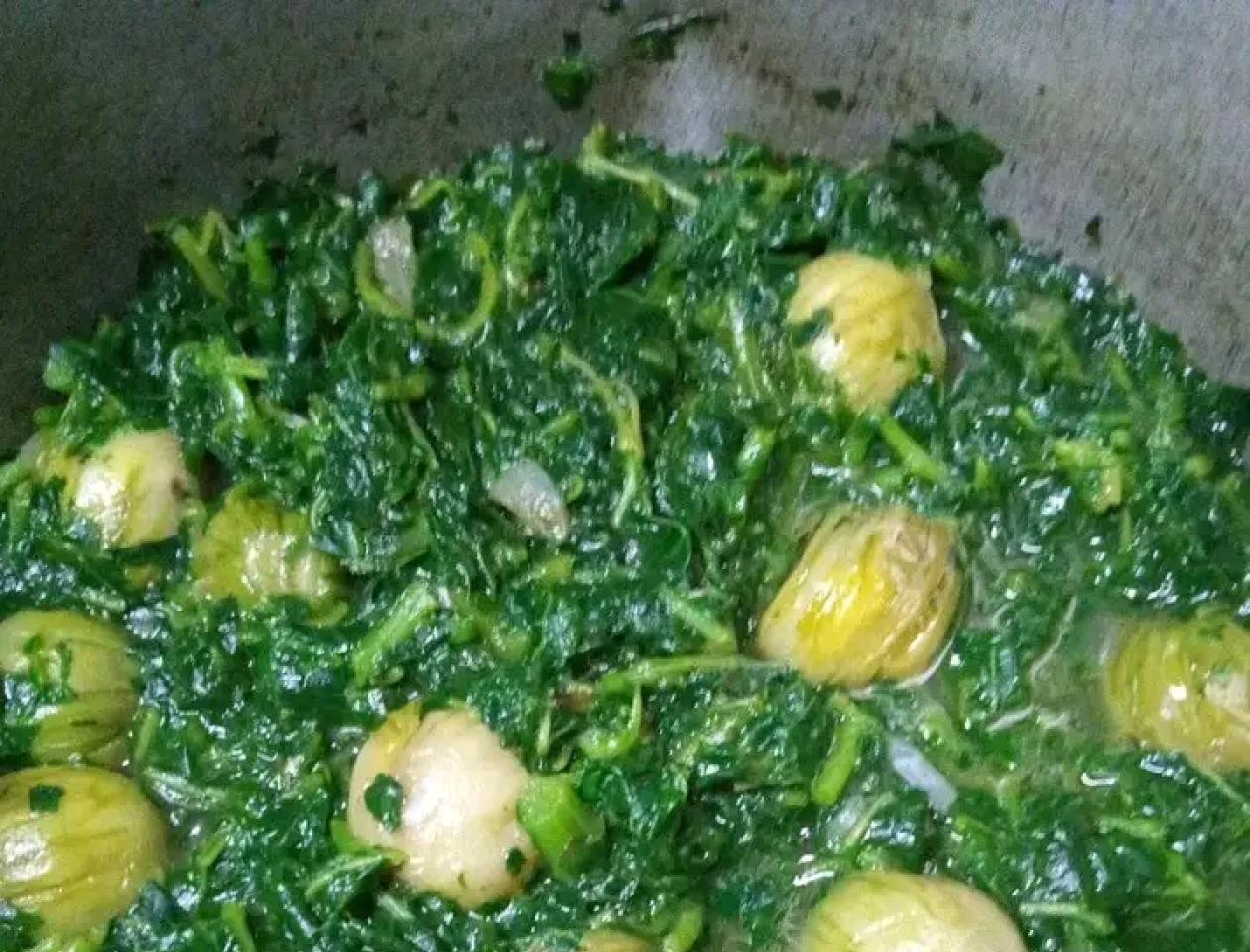 Légume vert/ photo Facebook de sekele ya makusa 