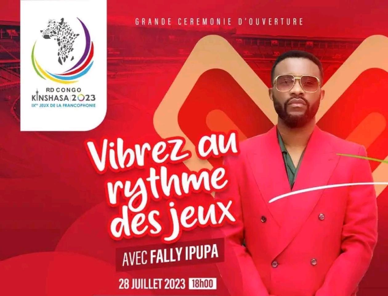 Fally Ipupa à l'ouverture des jeux de la francophonie 