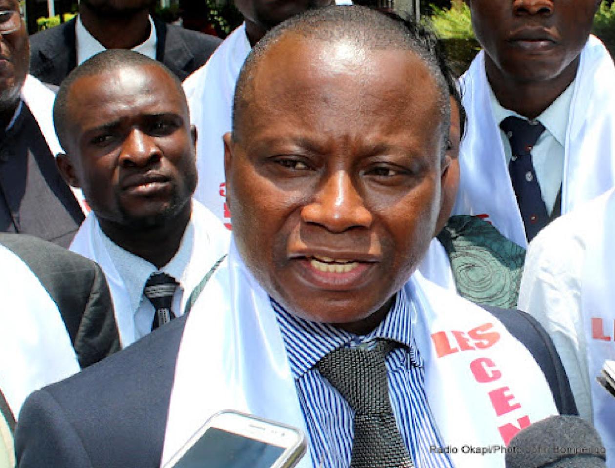 Chérubin Okende, ancien ministre de la RDC. Radio Okapi/Ph. John Bompengo