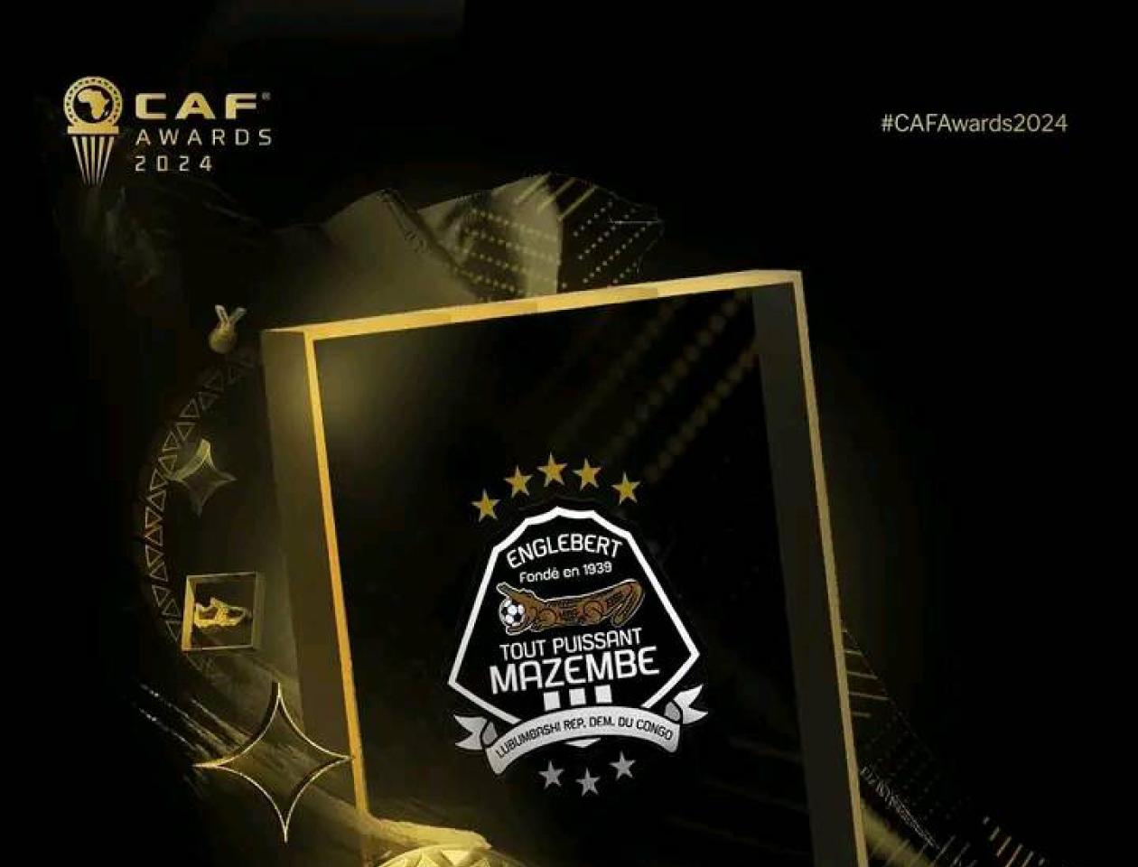 Visuel de la CAF à l'honneur au TP Mazembe dames